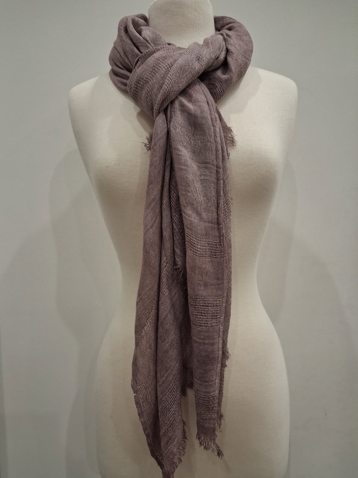Muted Plum Scarf