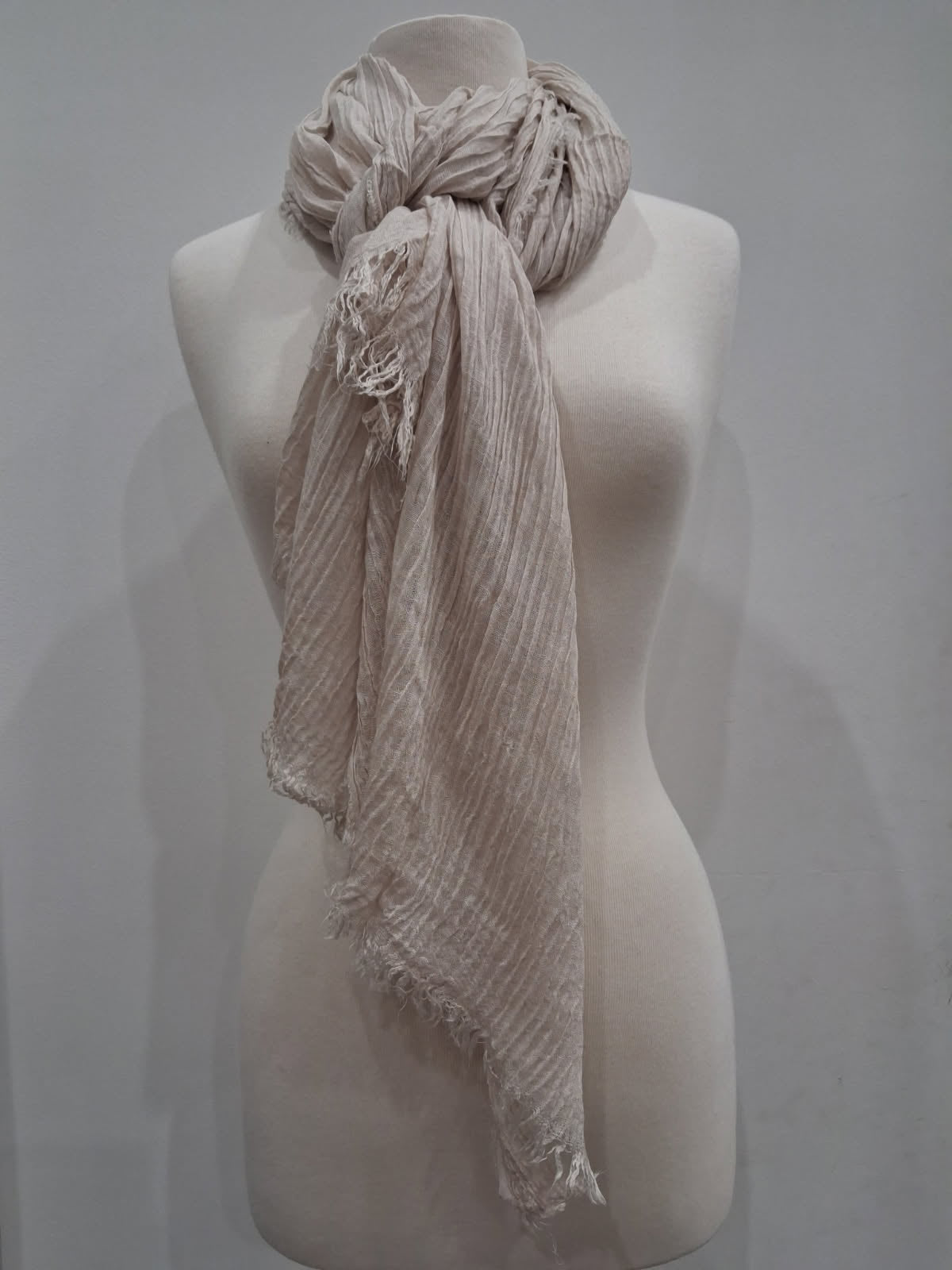 Beige Texture Scarf