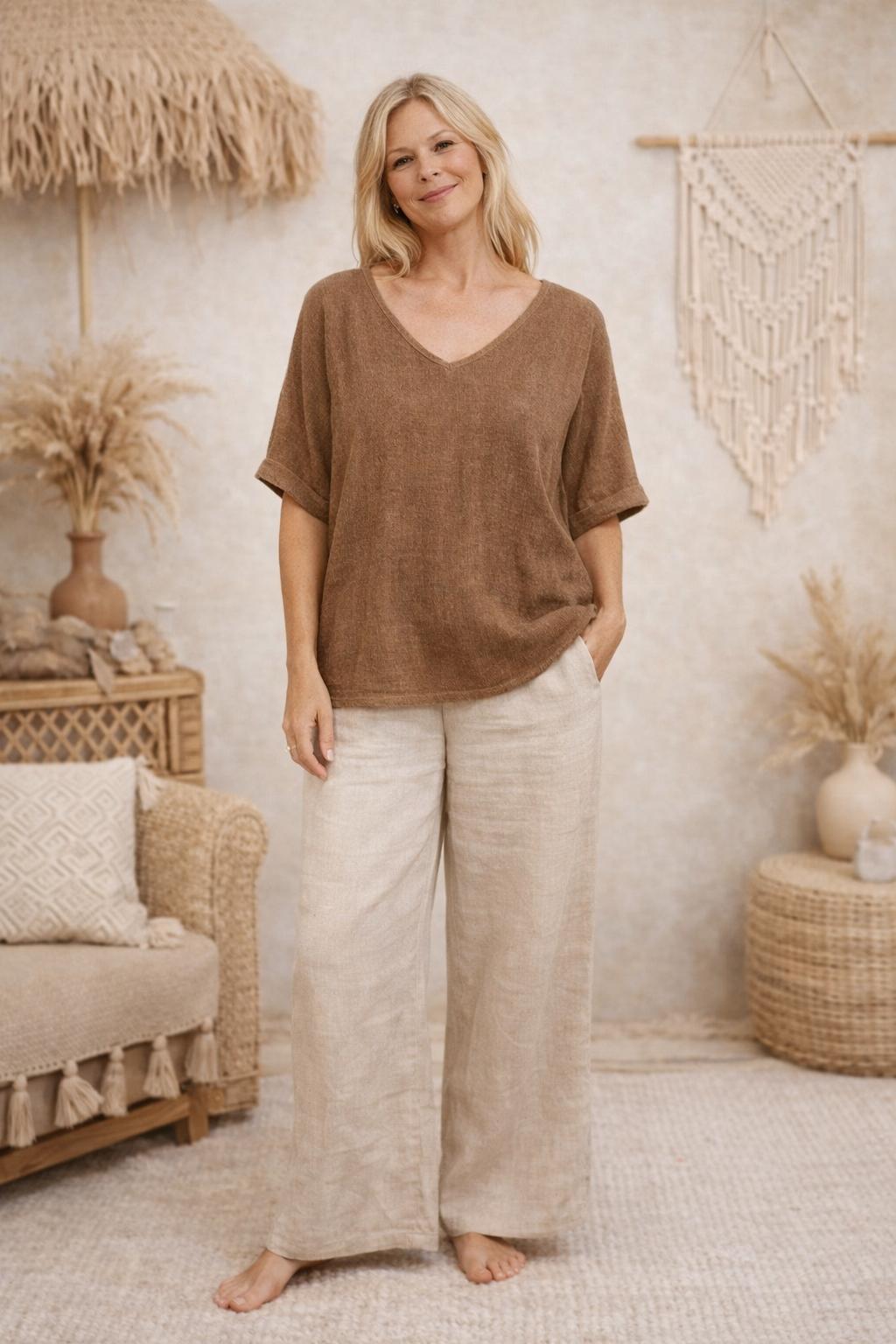 Rene Linen Top