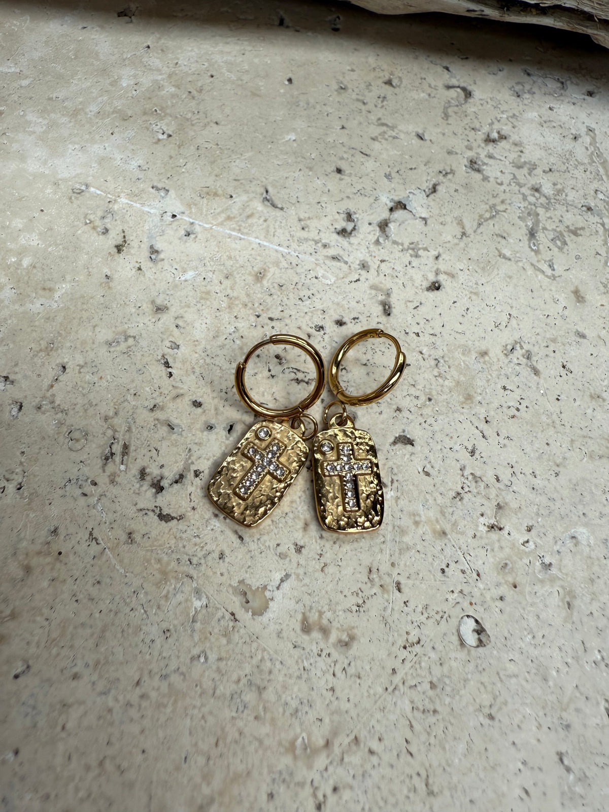 Cross earrings