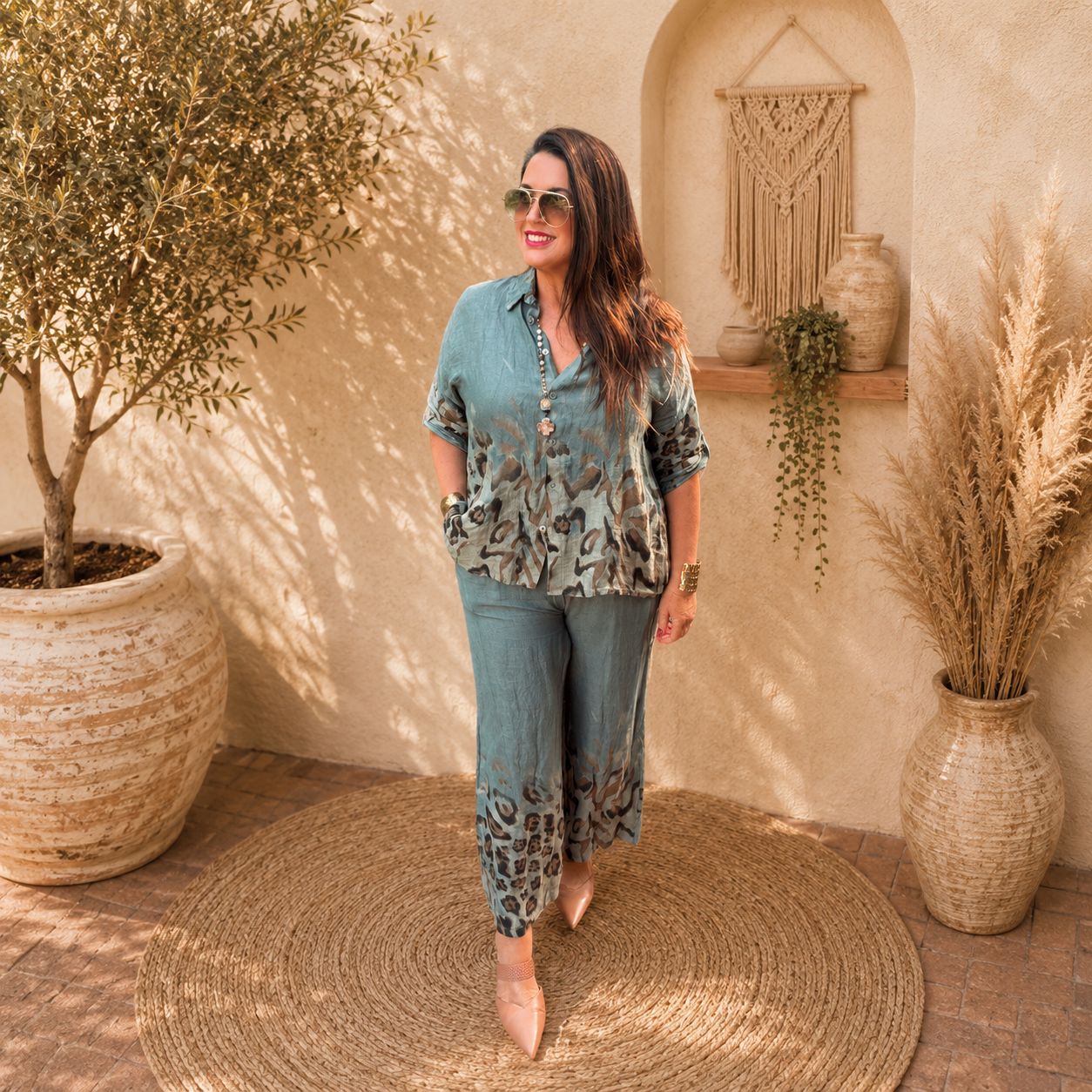 Heidi Leopard Pants