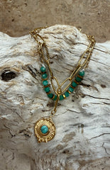 Green symbol with Chain bracelet