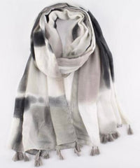 Scarf - Grey and Black Hue