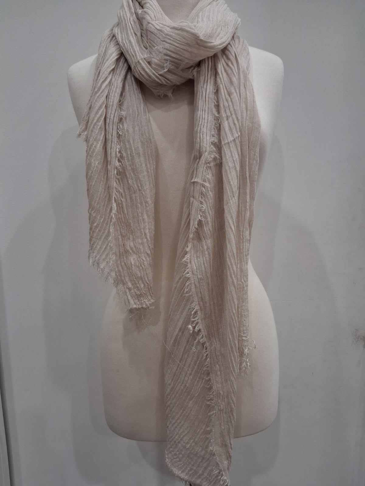 Beige Texture Scarf