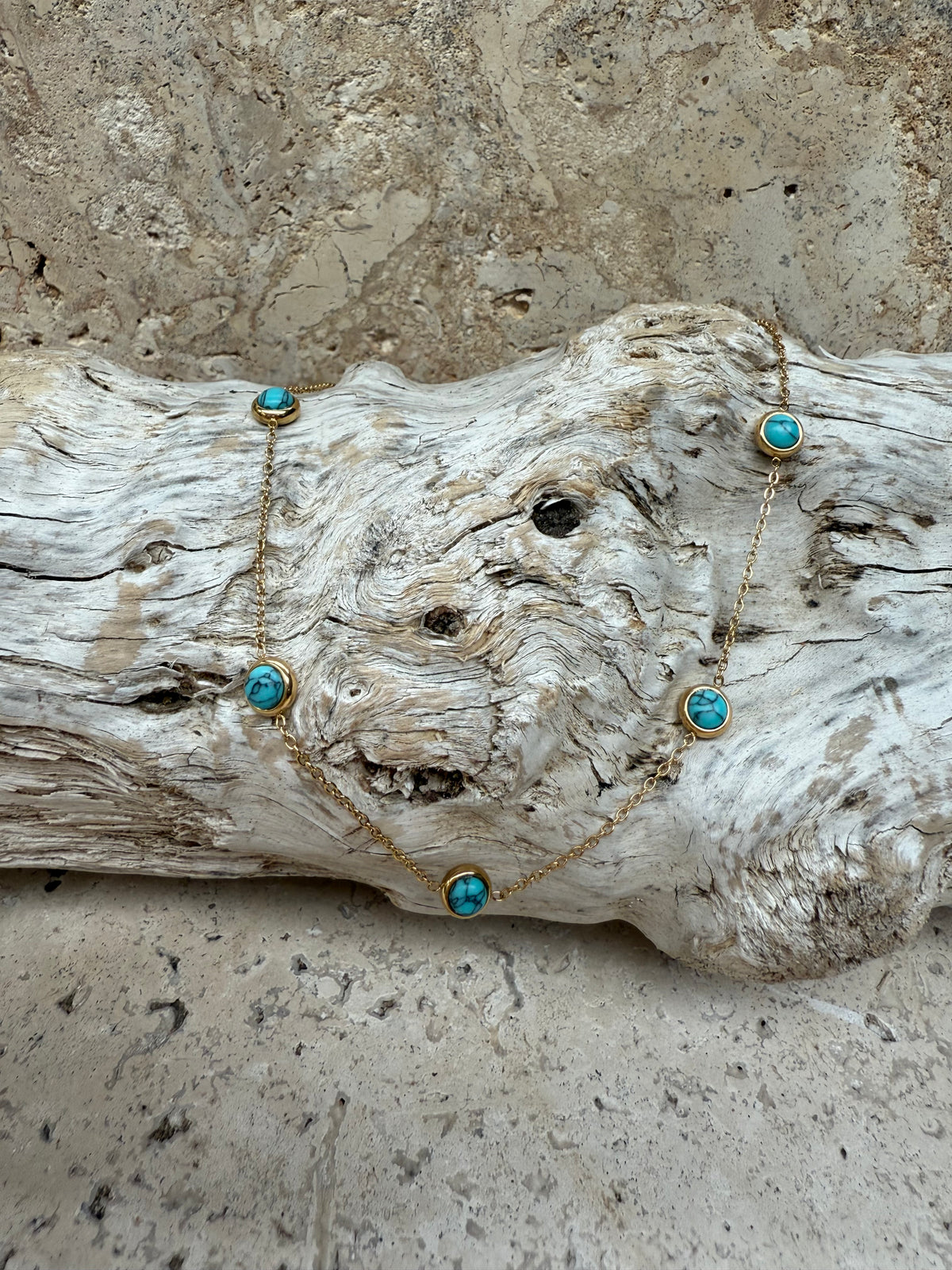 Turquoise Stone Necklace