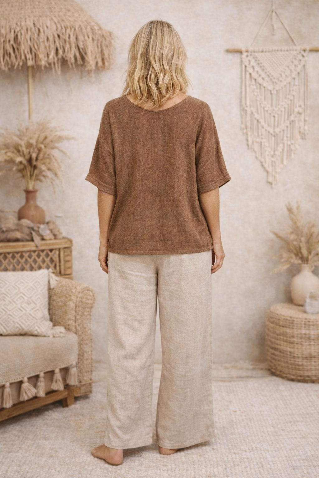 Rene Linen Top