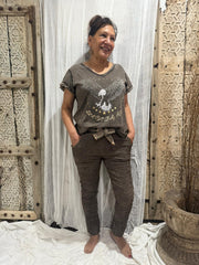Amara Fine Knit stretch cord pants
