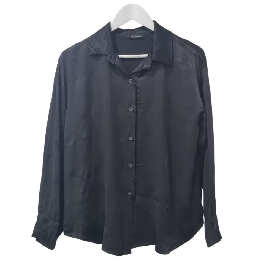Shae long sleeve silky shirt