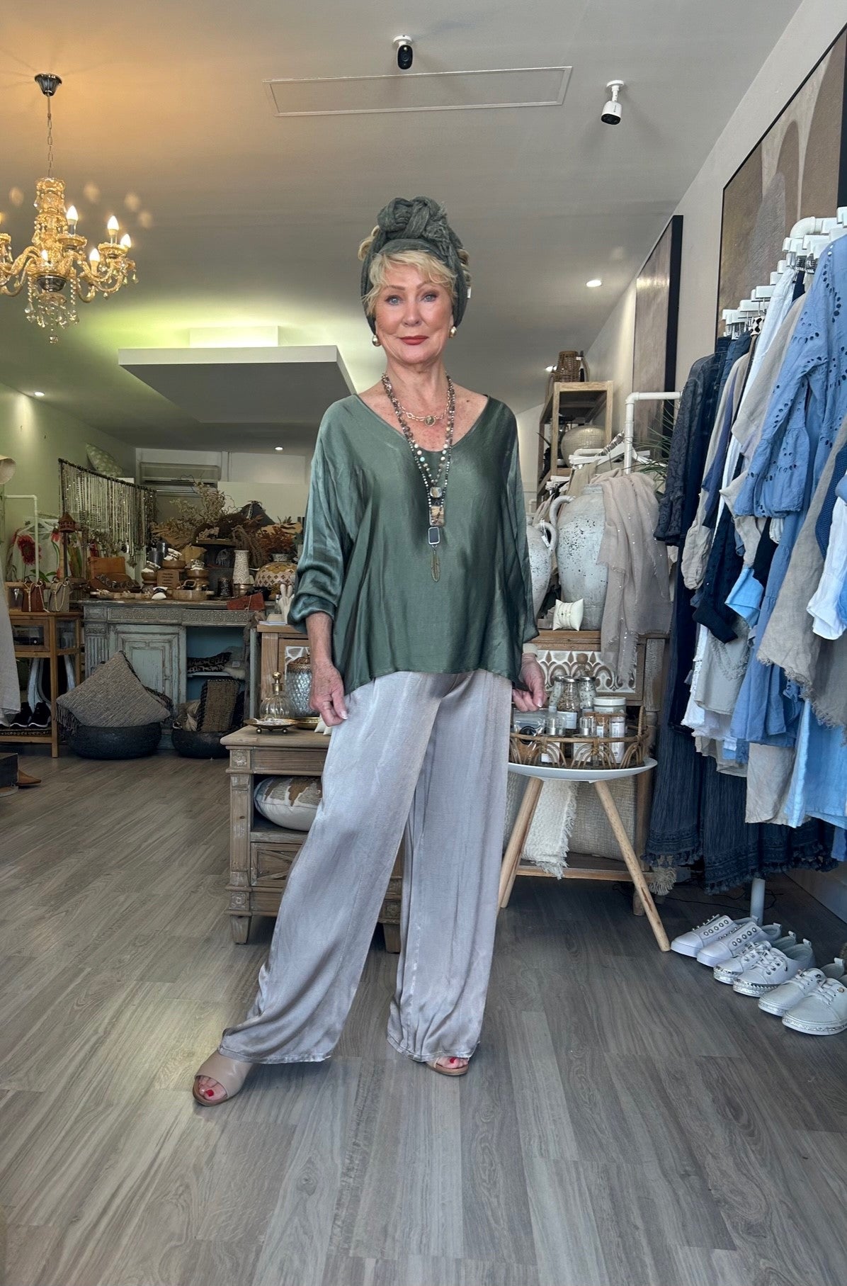 Ellie Satin Pants