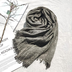 Scarf - Dark Beige Threads