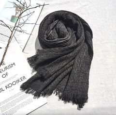 Scarf - Dark Grey Threads