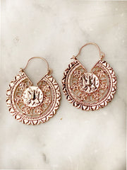 Jewellery - Earrings - Lotus. Rose Gold.