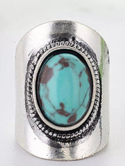 Jewellery - Ring - Silver Large Stone